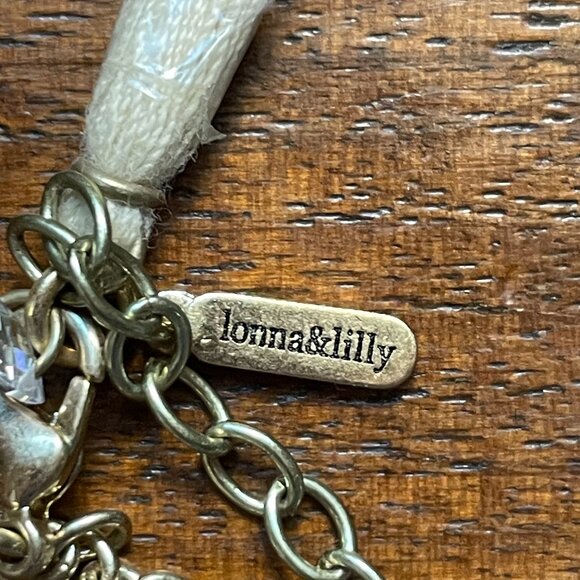 Lonna & Lilly Abalone Pendant Necklace – Teal & Gold Beaded - Picture 4 of 4